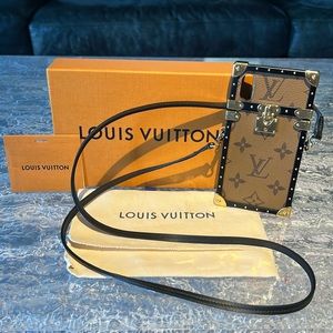 Louis Vuitton Reverse Monogram Eye-Trunk iPhone X Case